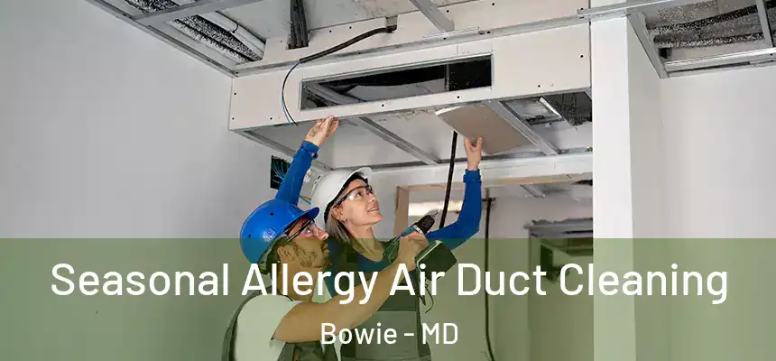 Seasonal Allergy Air Duct Cleaning Bowie - MD